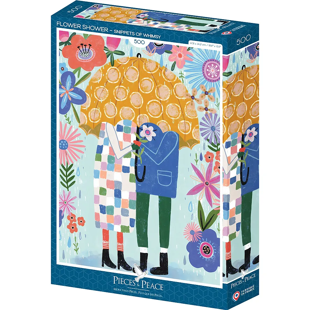 Pieces & Peace Puzzle Flower Shower - 500 Teile