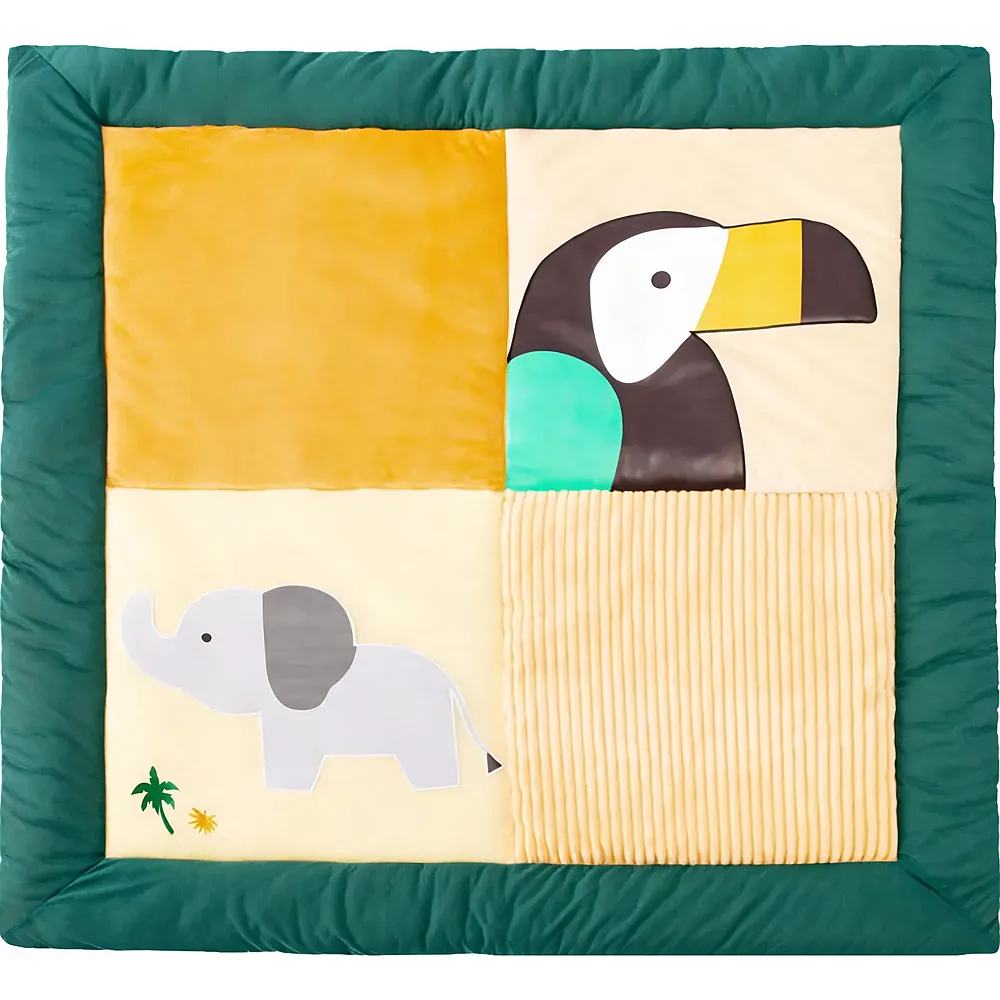 Little Big Friends Die Patchwork Spielmatte - Dschungel