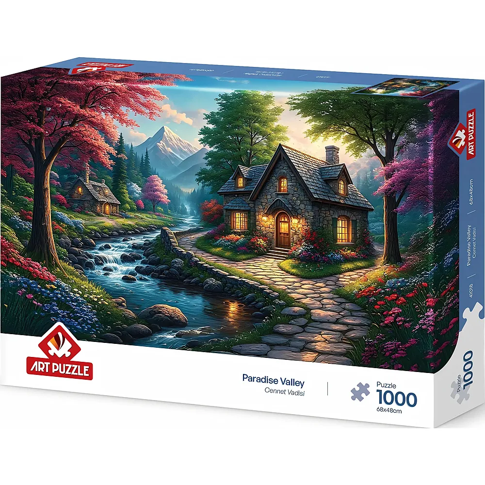Art Puzzle Puzzle 1000 Teile Paradiesisches Tal