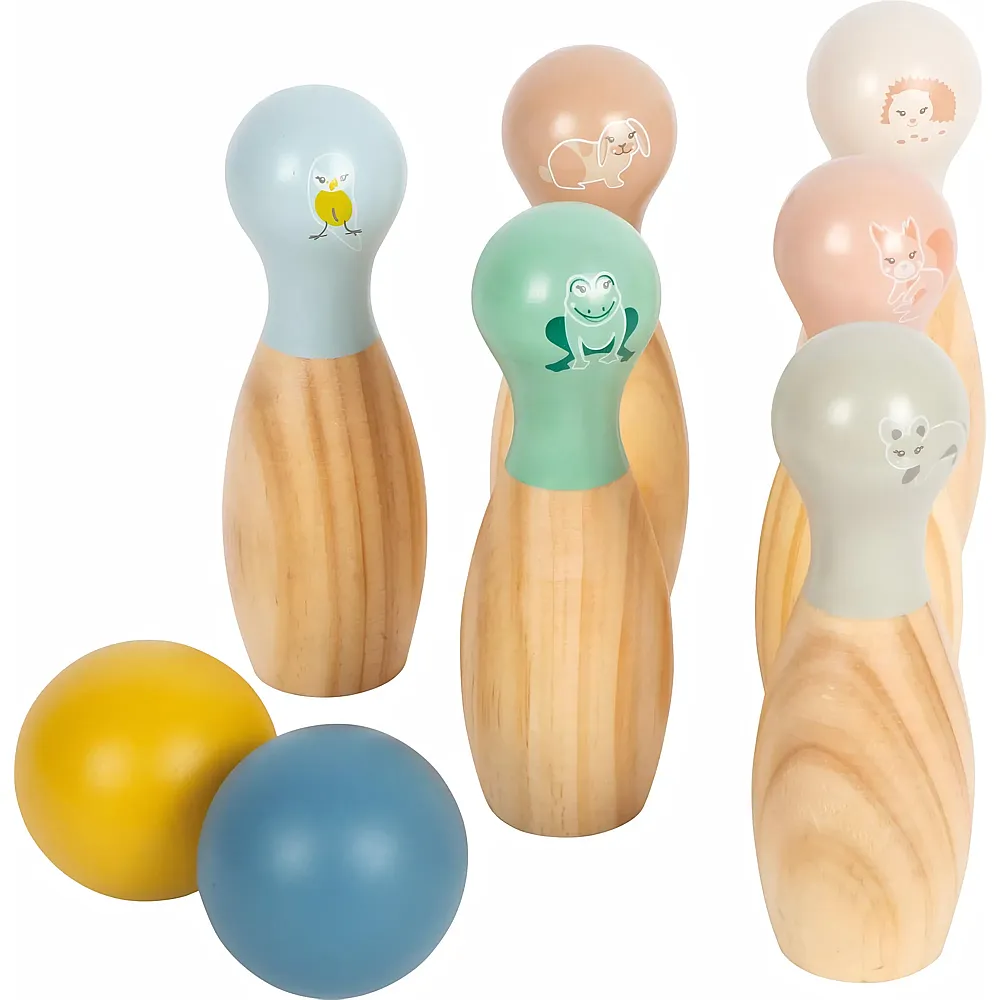 Small Foot Bowling-Spiel Garden Buddies - 8 St�ck.