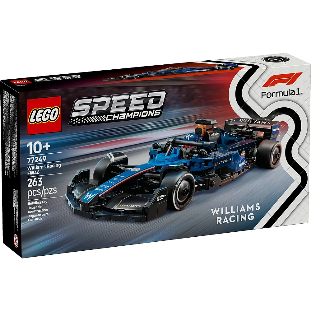 LEGO Speed Champions Formula1 Williams Racing FW46 F1 Rennauto 77249