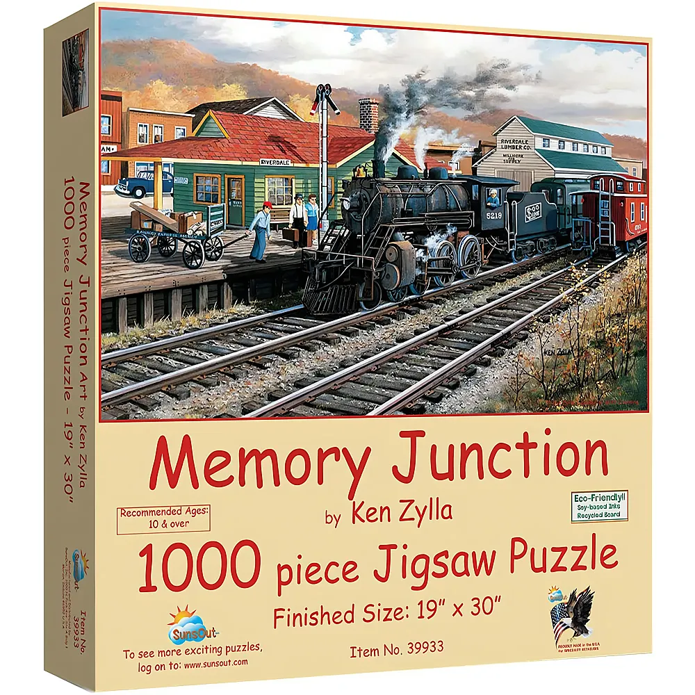 SunsOut Puzzle Ken Zylla Memory Junction - 1000 Teile