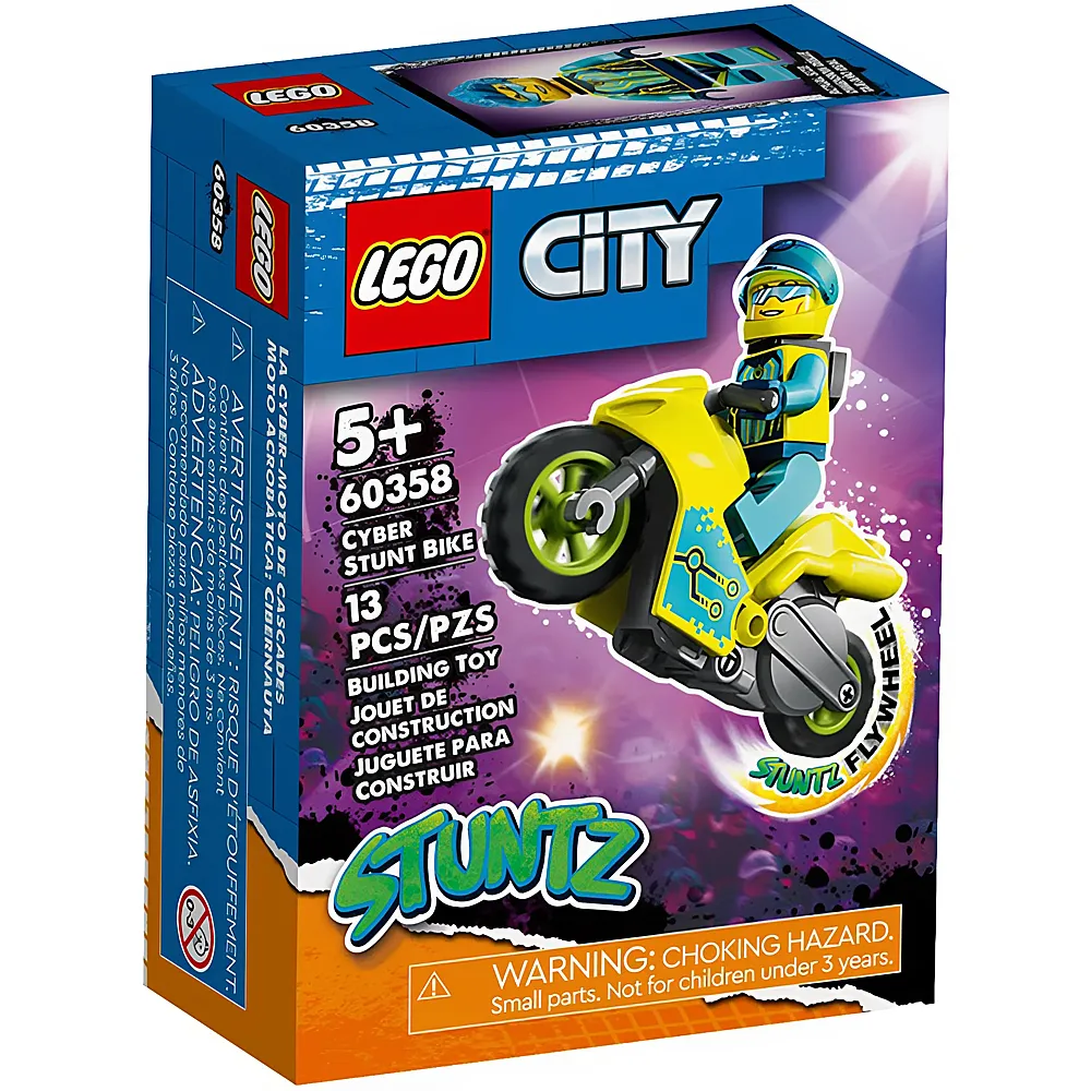 LEGO City Stuntz Cyber-Stuntbike 60358