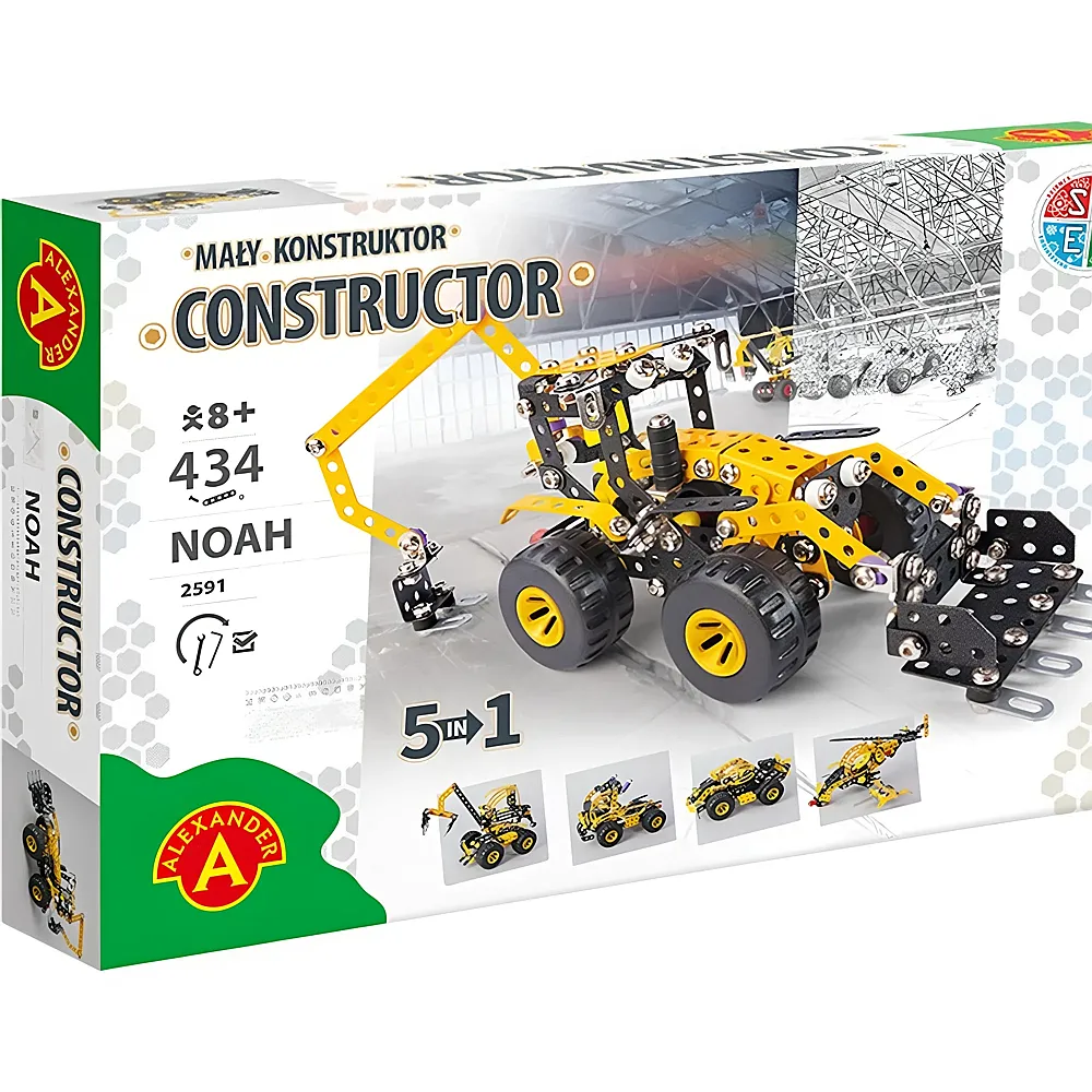 Alexander Constructor Pro Noah 5in1 434Teile | Technische Baustze