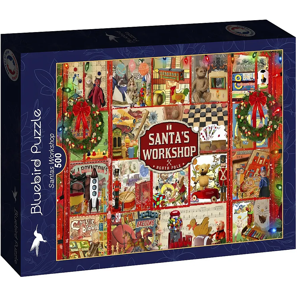 Bluebird Puzzle Santas Workshop - 500 Teile