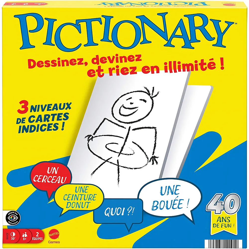 Mattel Games Pictionary - Franais
