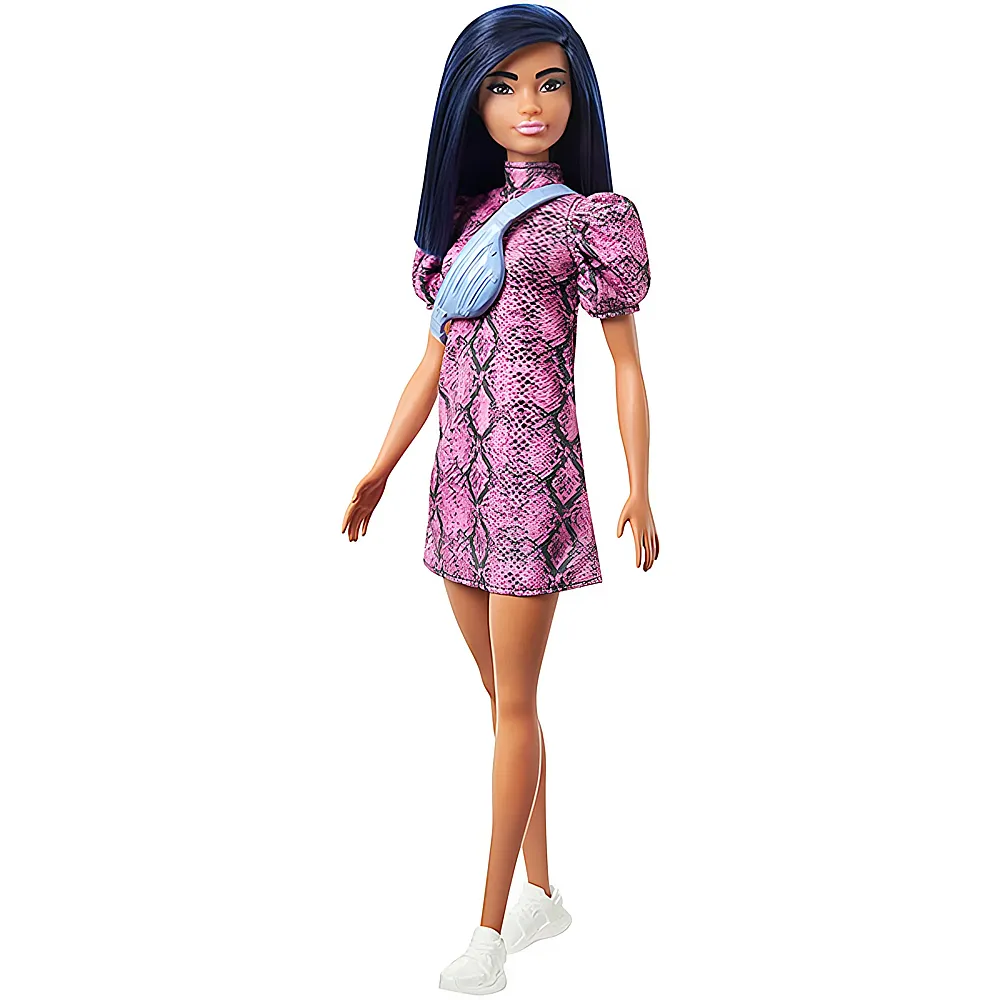 Barbie Fashionistas Puppe im Schlangenmuster Kleid Nr.143