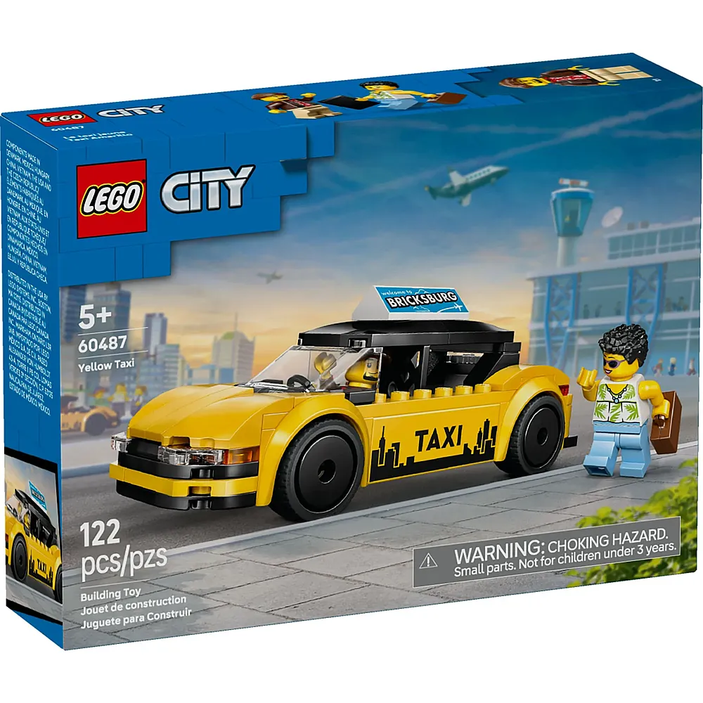 LEGO City Gelbes Taxi 60487