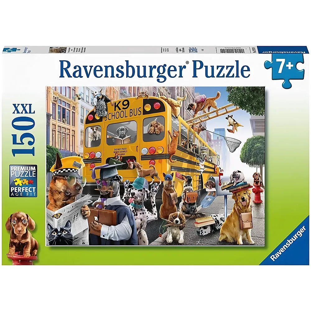 Ravensburger Puzzle Haustier-Schulfreunde - 150 Teile