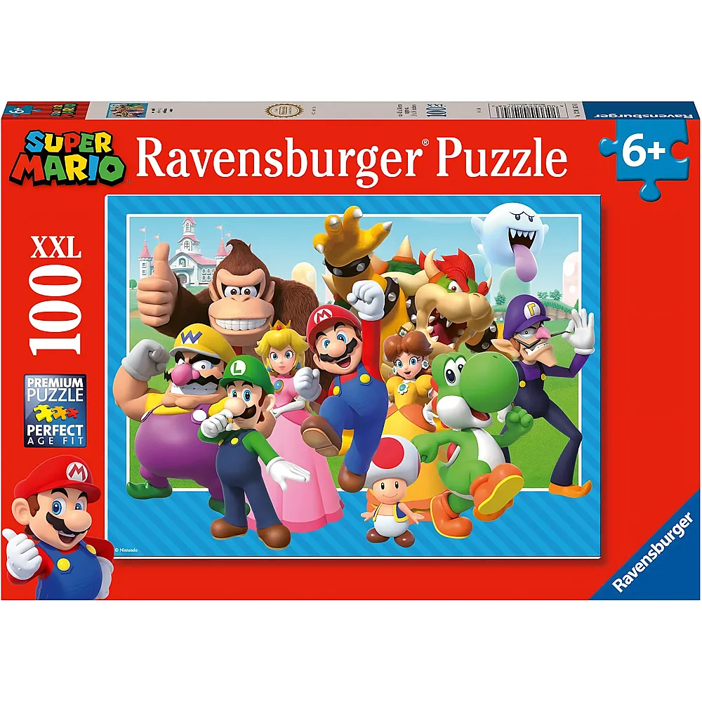 Ravensburger Puzzle Let's Go Super Mario - 100 Teile