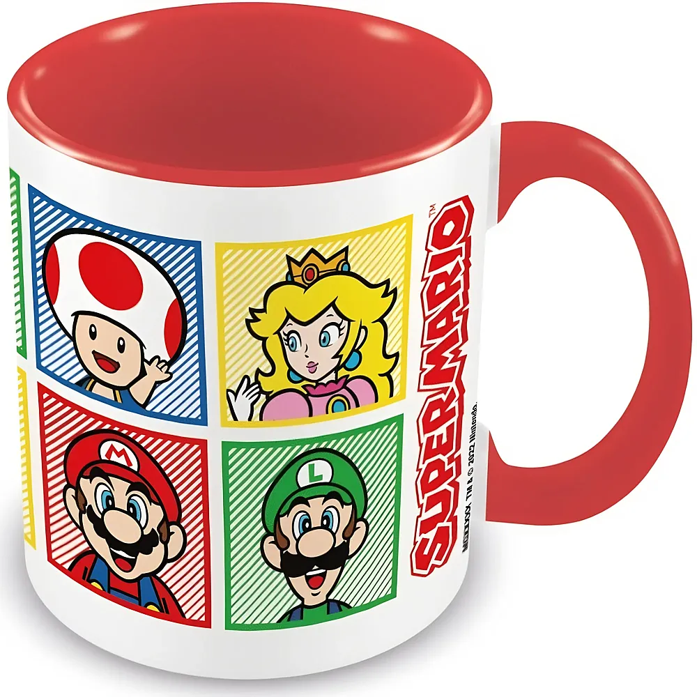 meinspielzeug - Pyramid Super Mario Tasse koloriert Rot 315ml | Essen & Trinken