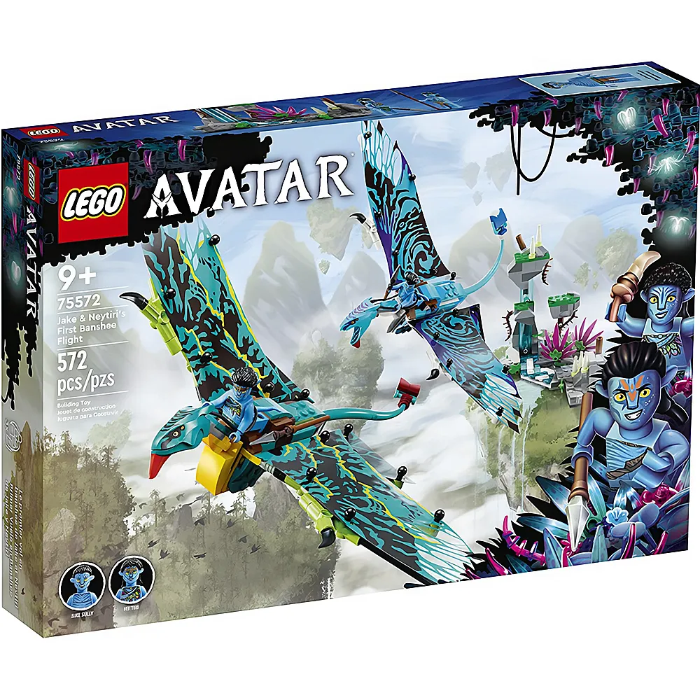 LEGO Avatar Jakes und Neytiris erster Flug auf einem Banshee 75572