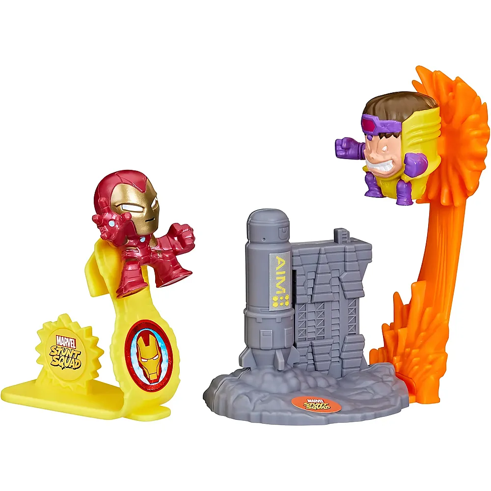 Hasbro MARVEL CLASSIC Marvel Stunt Squad - Iron Man vs. M.O.D.O.K. - Figur 4 Jahre +