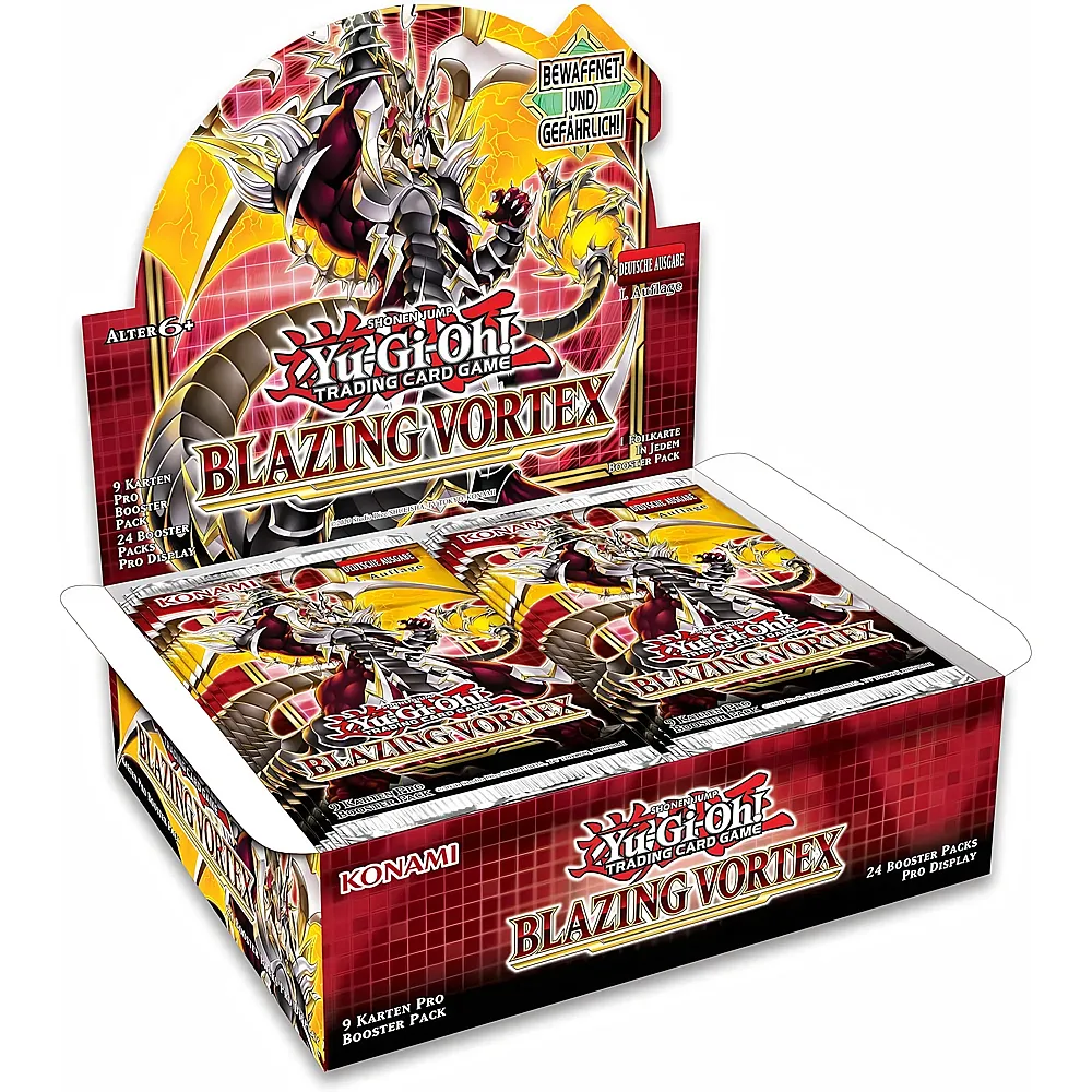 Konami Yu-Gi-Oh Blazing Vortex Display - Deutsch