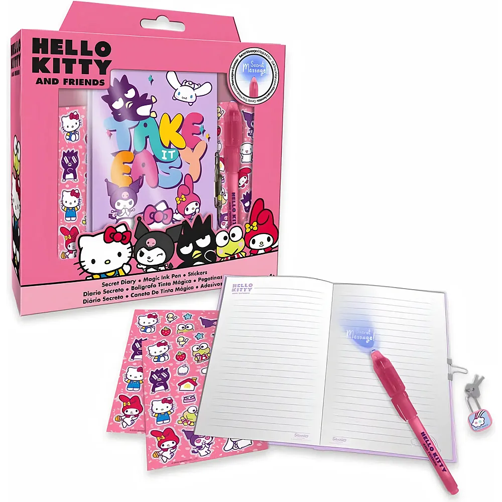 Kids Licensing Hello Kitty Tagebuchset 23x22x3cm
