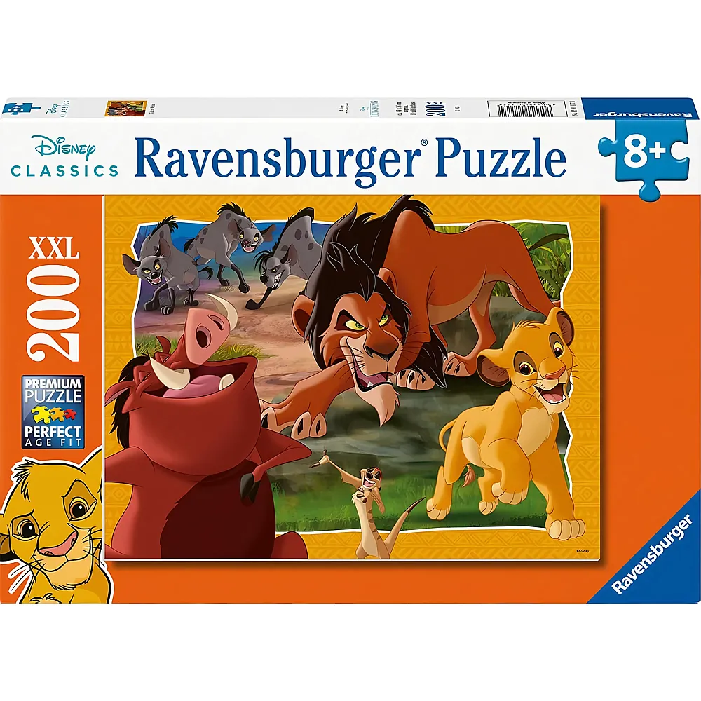 Ravensburger Puzzle K�nig der L�wen Hakuna Matata 200Teile