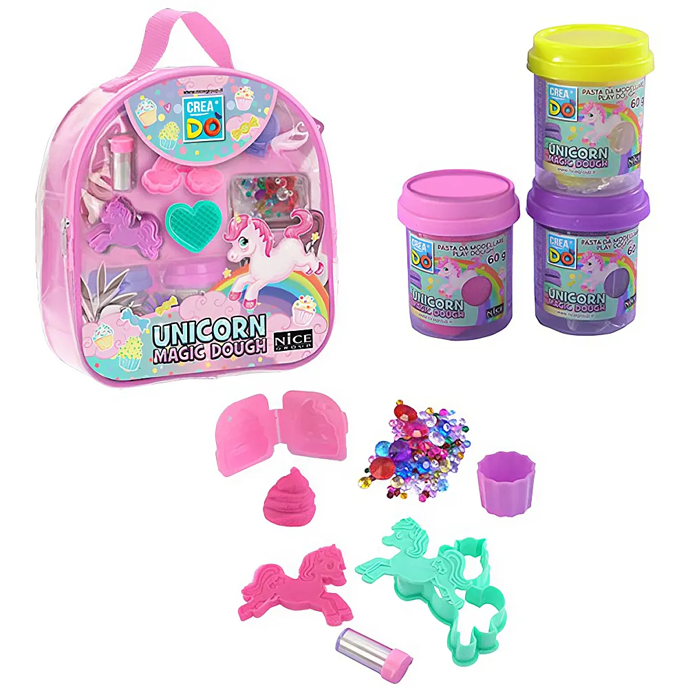 Nice Group Einhorn Knete-Set im Rucksack