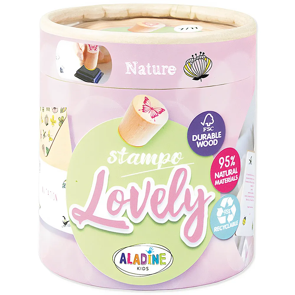 Aladine Stampo Lovely Natur 15Teile