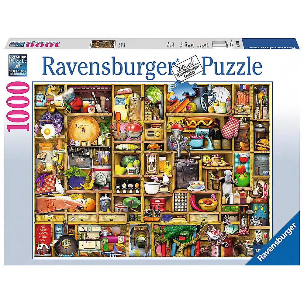 Ravensburger Puzzle Kurioses Kchenregal 1000Teile