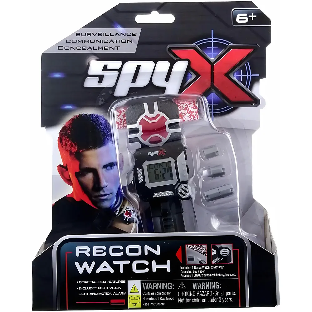 Sombo SpyX Recon Spionageuhr 8-in-1