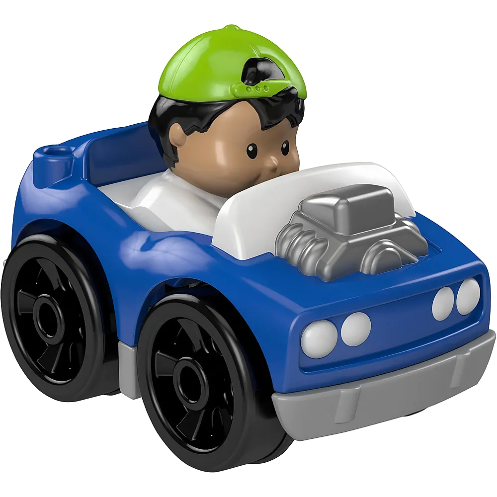 Fisher-Price Little People Wheelies - Blue Hotrod | Spielzeugautos
