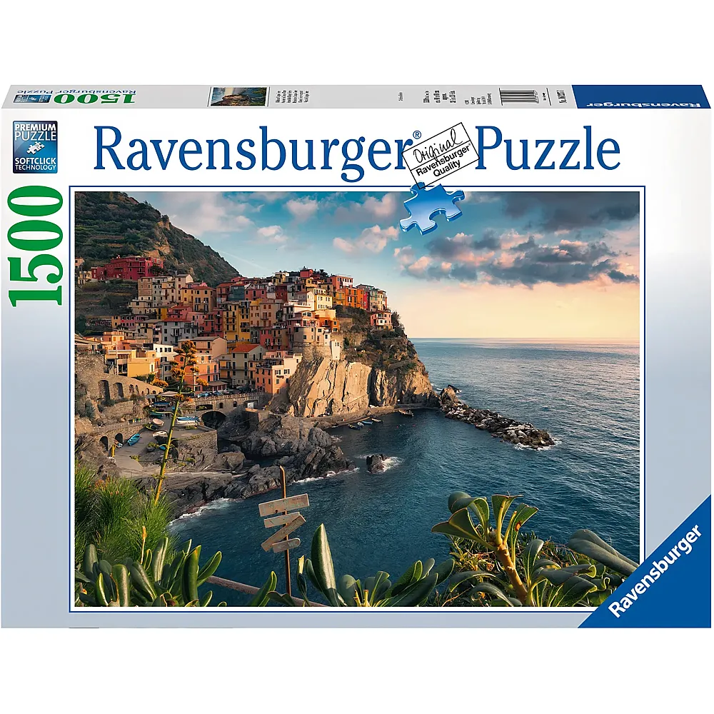 Ravensburger Puzzle Blick auf Cinque Terre 1500Teile