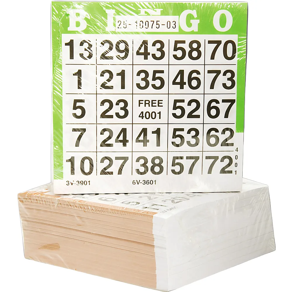 meinspielzeug - Weible Bingokarten 500Teile | Spielezubeh�r