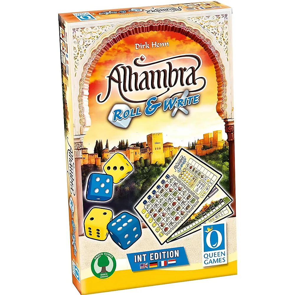 HUCH Spiele Alhambra Roll & Write DE