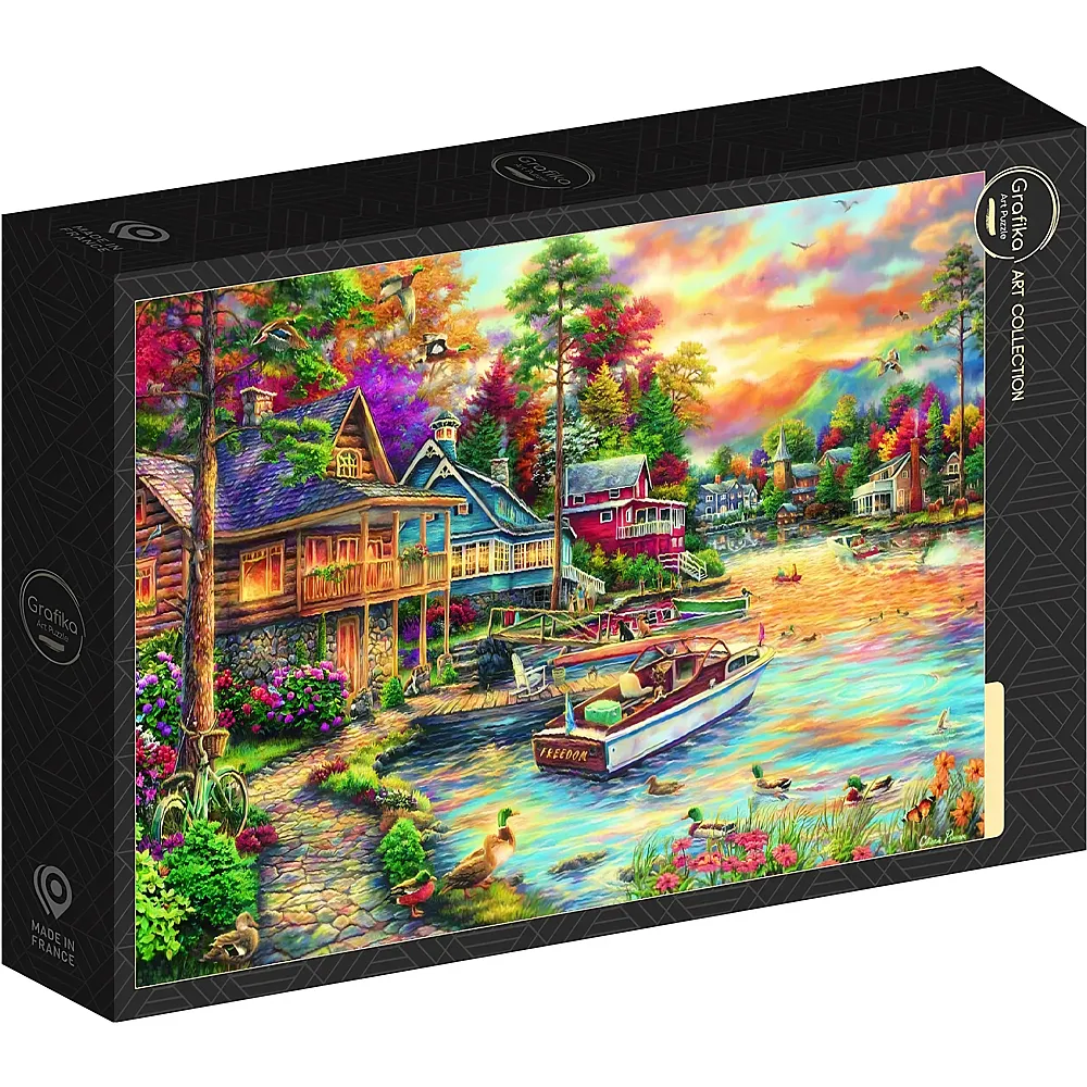 Grafika Puzzle Art Collection Chuck Pinson Freedom at the Lake 1000Teile