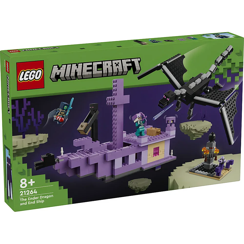 LEGO Minecraft Der Enderdrache und das Endschiff 21264
