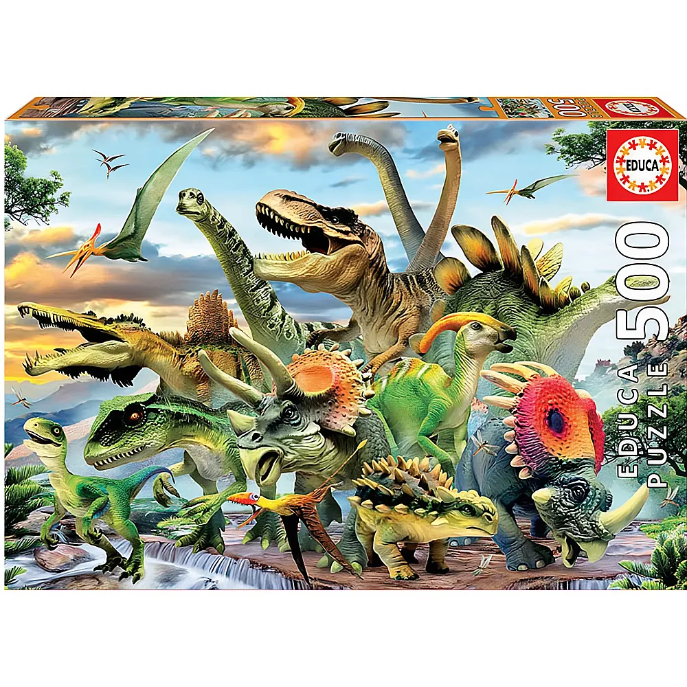 Educa Puzzle Dinosaurier 500Teile