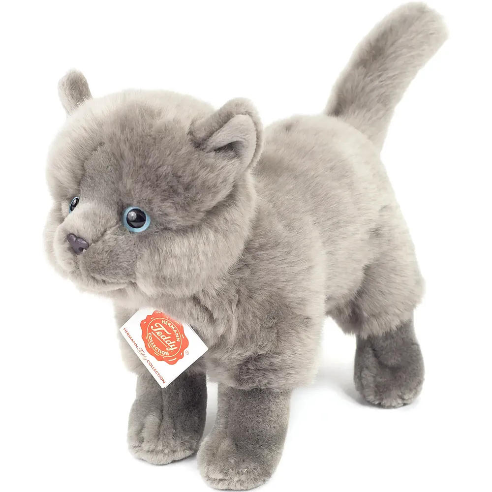 Teddy-Hermann Kart�userkatze stehend - 20 cm