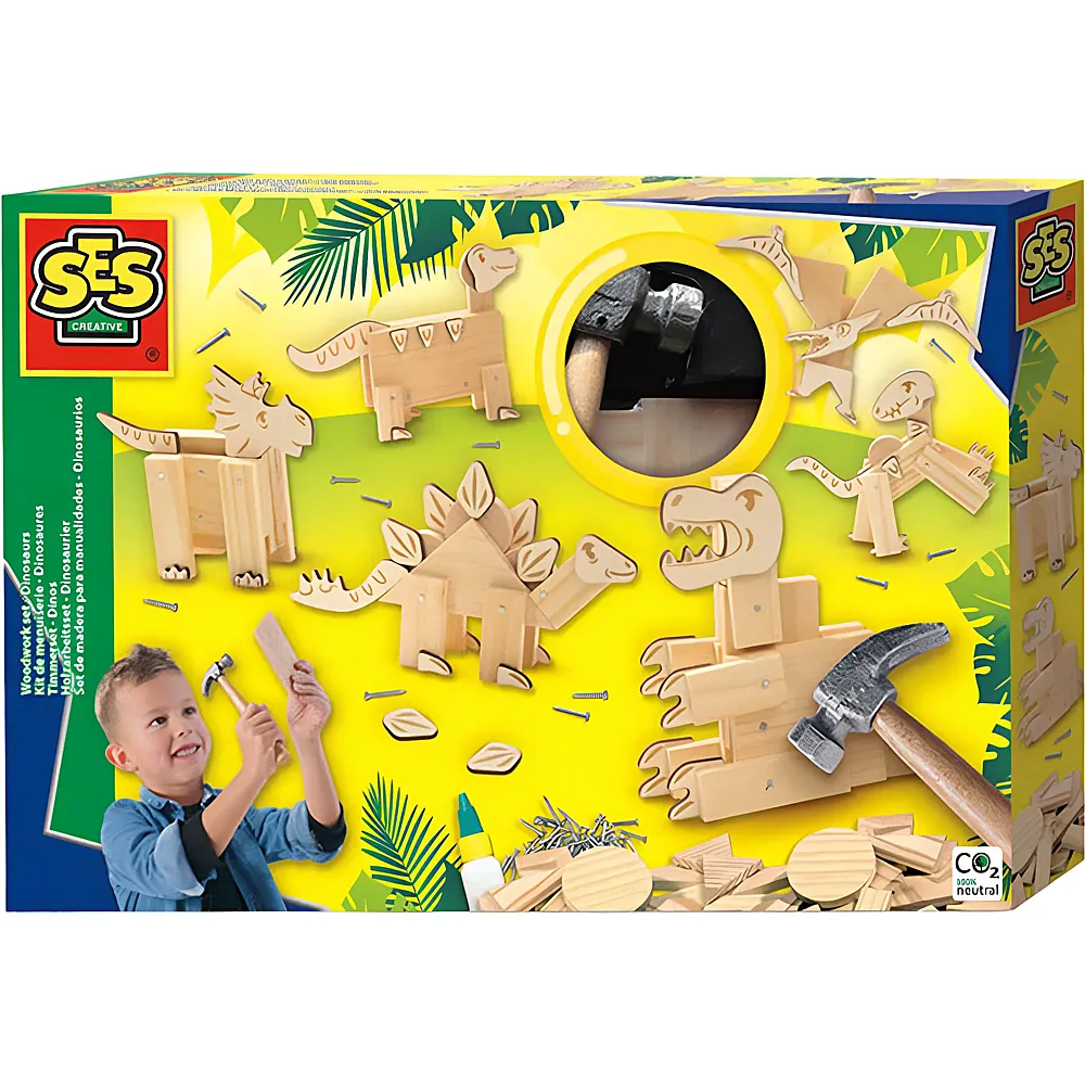 SES Holzarbeitsset Dino