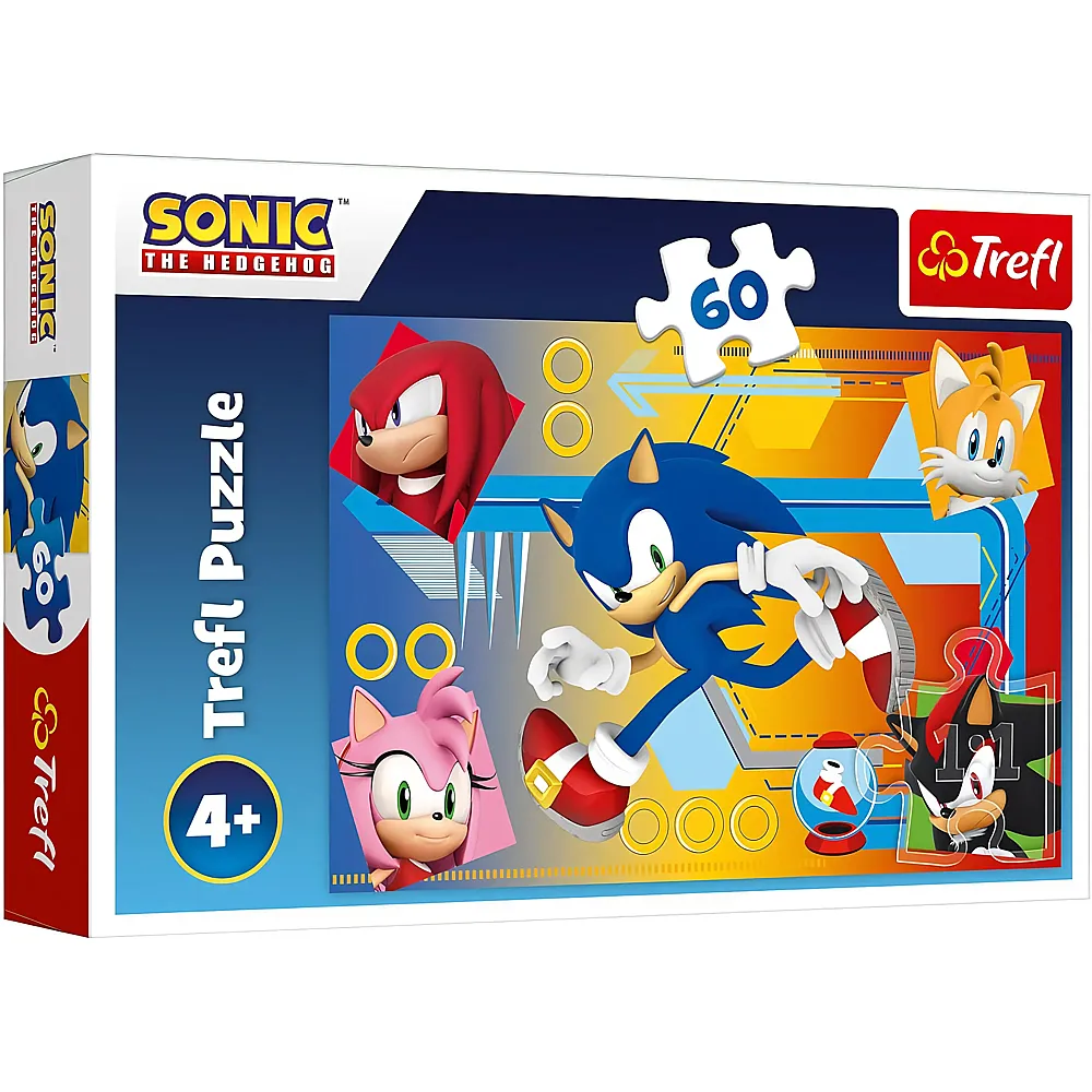 Trefl Puzzle Sonic The Hedgehog in Action 60Teile