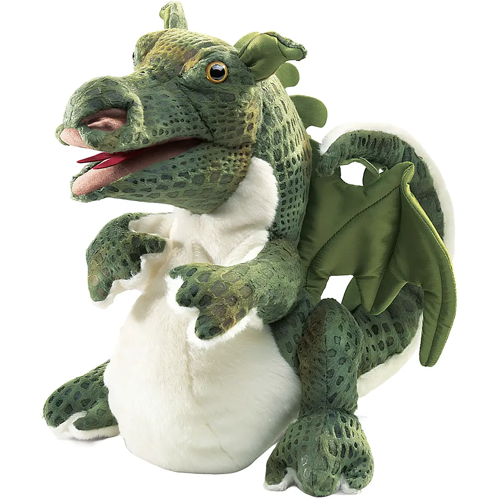 Folkmanis Handpuppe Baby Drachen - 28 cm | Handpuppen