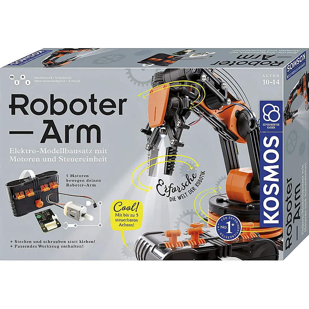 Kosmos Experimentierkasten Roboter-Arm