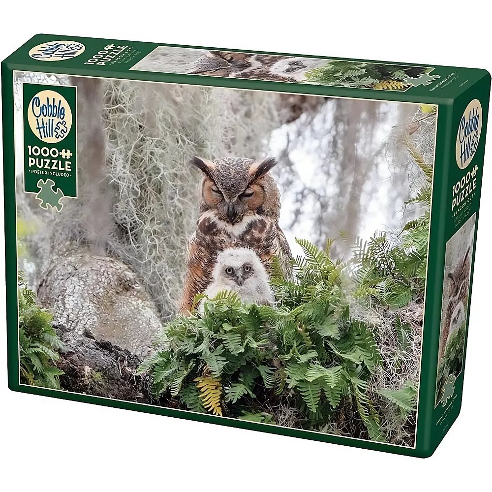 Cobble Hill Puzzle Great Horned Owl - 1000 Teile