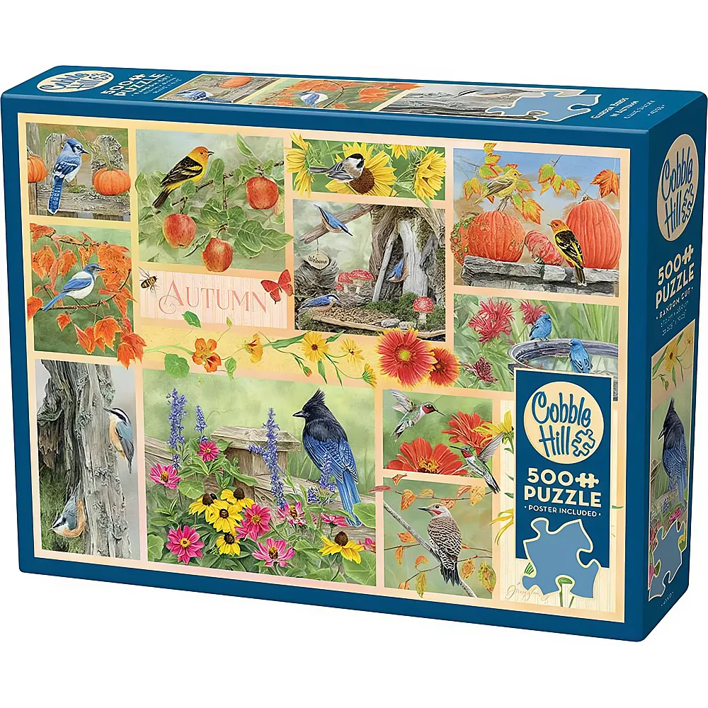 Cobble Hill Puzzle Garten V�gel im Herbst 500Teile