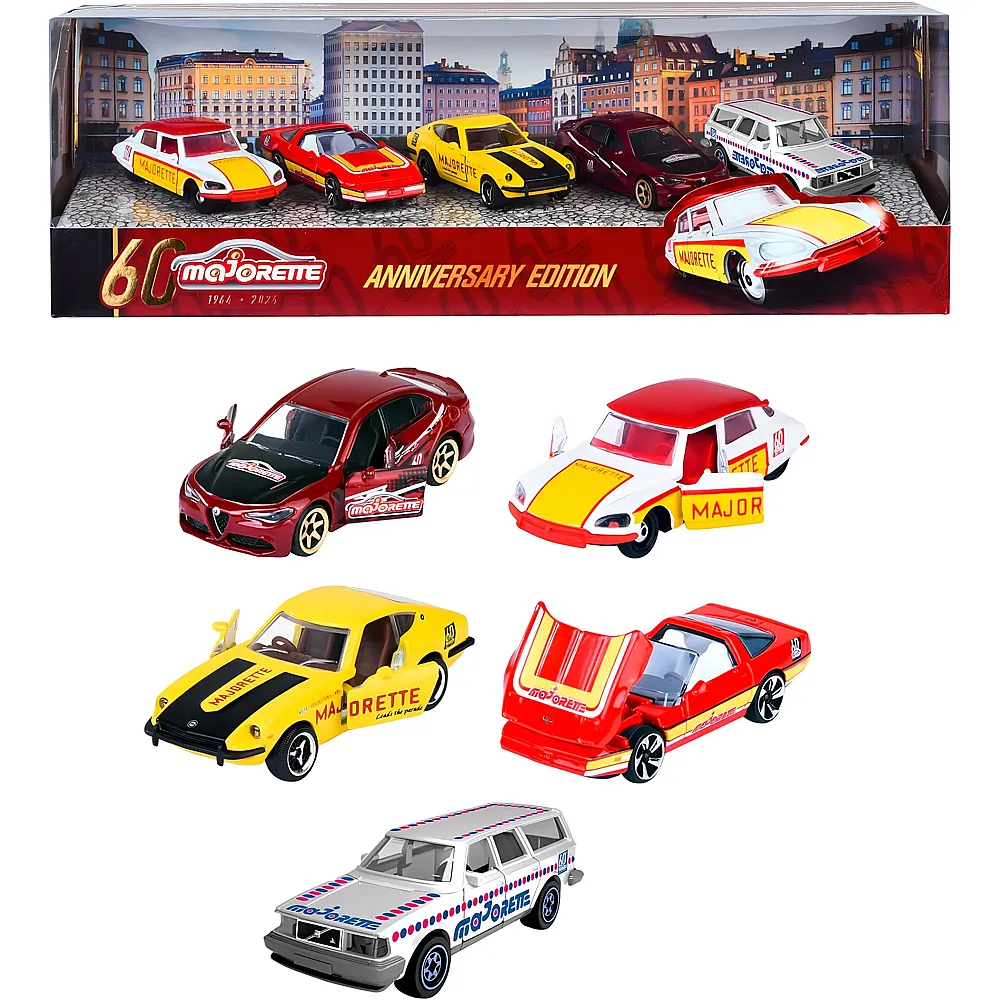 Majorette 5er Geschenkset Anniversary Edition - 1:64