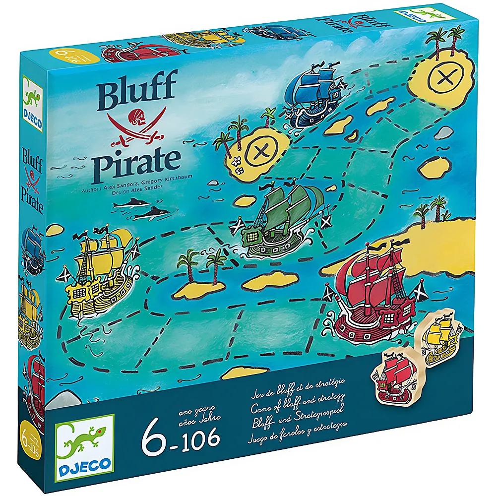 Djeco Spiele Bluff Pirate mult