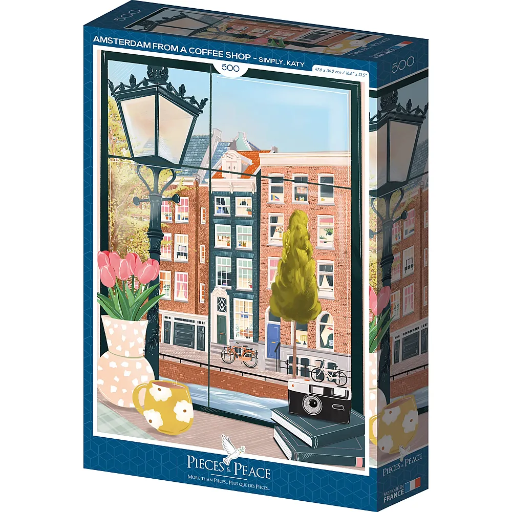 Pieces & Peace Puzzle Amsterdam aus einem Caf� - 500 Teile