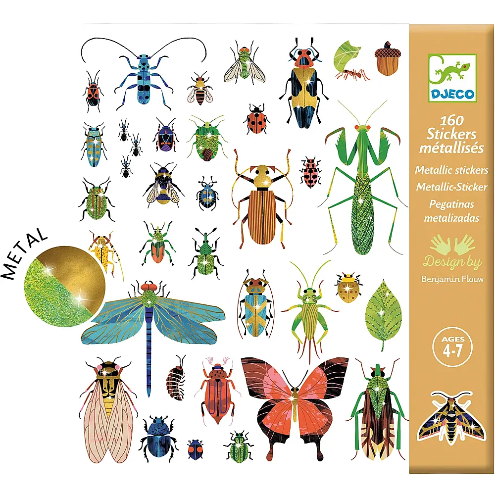 Djeco Sticker Insekten