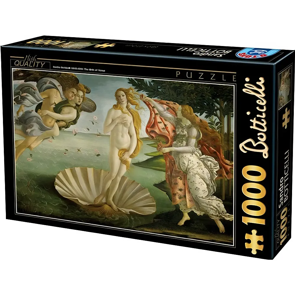 DToys Puzzle Sandro Botticelli Die Geburt der Venus - 1000 Teile