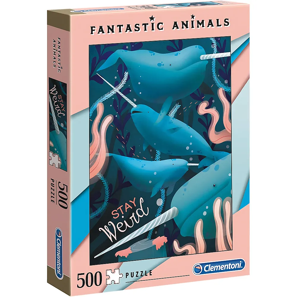 Clementoni Puzzle Fantastic Animals Narval - 500 Teile