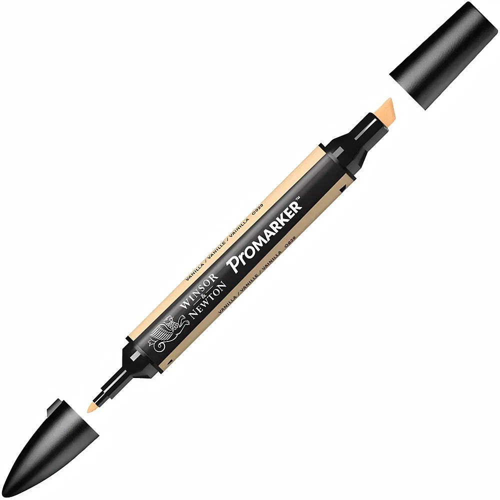 Winsor & Newton Promarker Stift mit 2 Spitzen Vanille | Farbe & Kreide