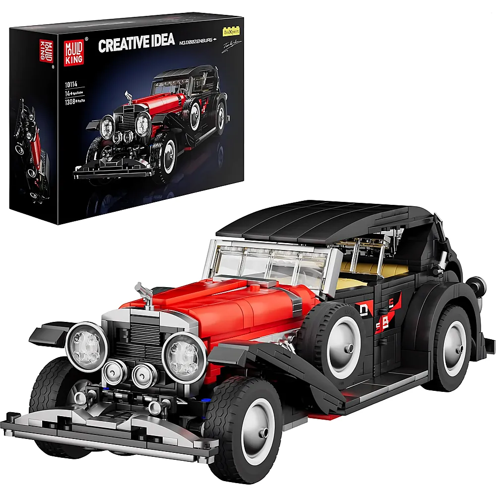 meinspielzeug - Mould King Creative Idea Vintage Oldtimer 10114 | Klemmbausteine Fahrzeuge