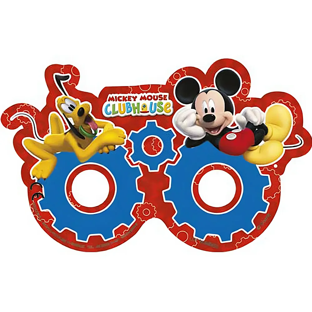 meinspielzeug - Procos Mickey Mouse Partymasken - 6 Teile | Partydeko