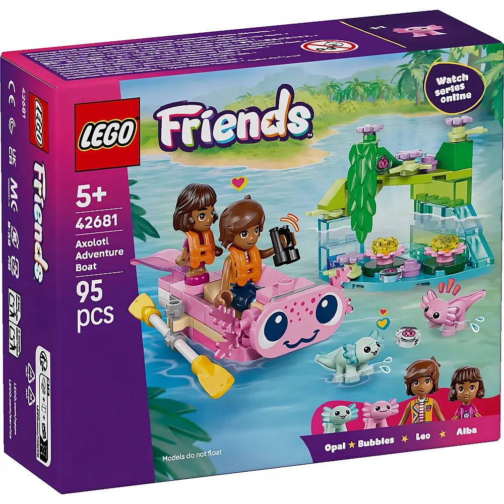 LEGO Friends Axolotl-Abenteuerboot 42681
