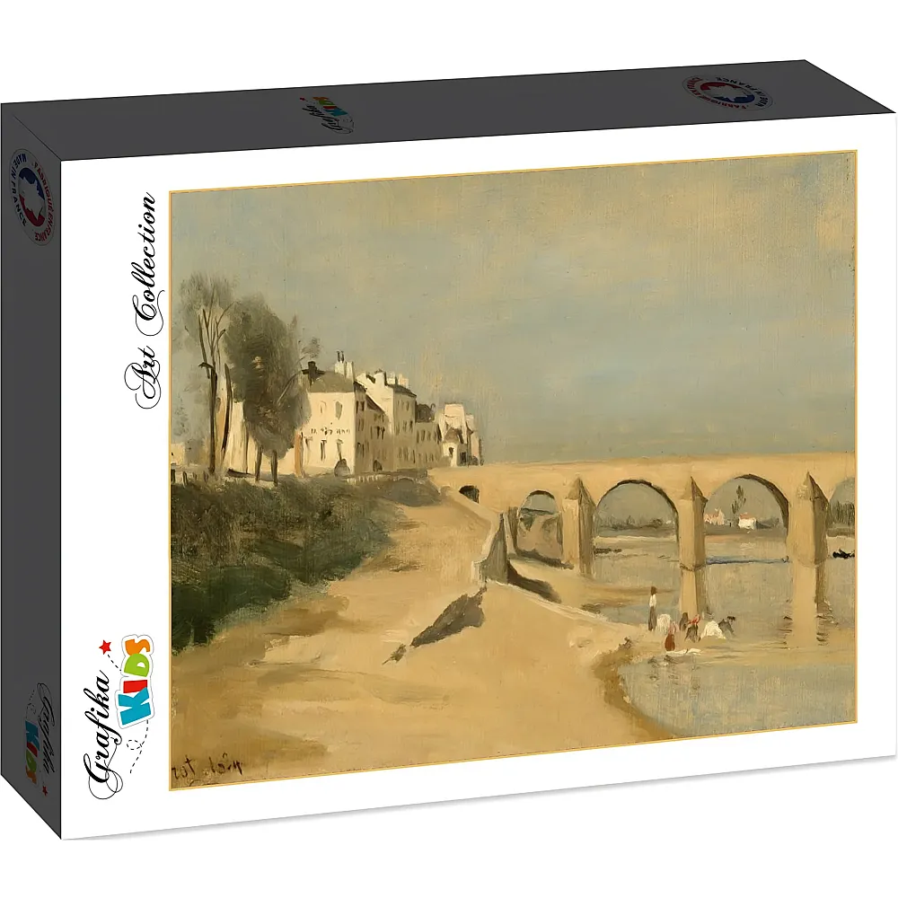 Grafika Puzzle Art Collection Jean-Baptiste-Camille Corot Grafika Kids Bridge on the Sa�ne River at M�con, 1834 - 204 Teile