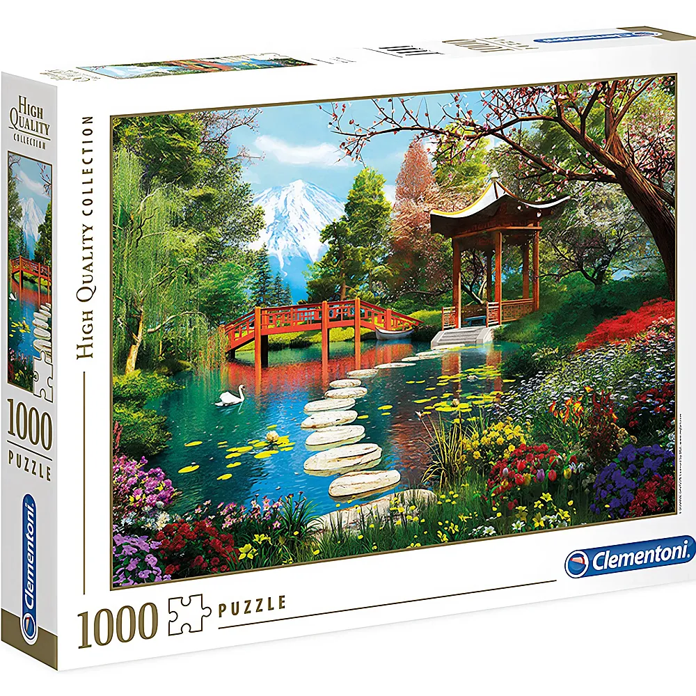 Clementoni Puzzle High Quality Collection Gardens of Fuji 1000Teile